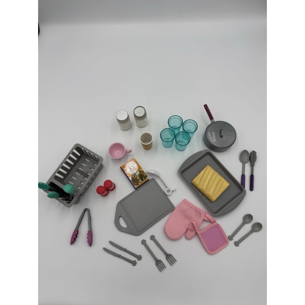 Lot‎ Of Doll Mini Kitchenware And Utensils